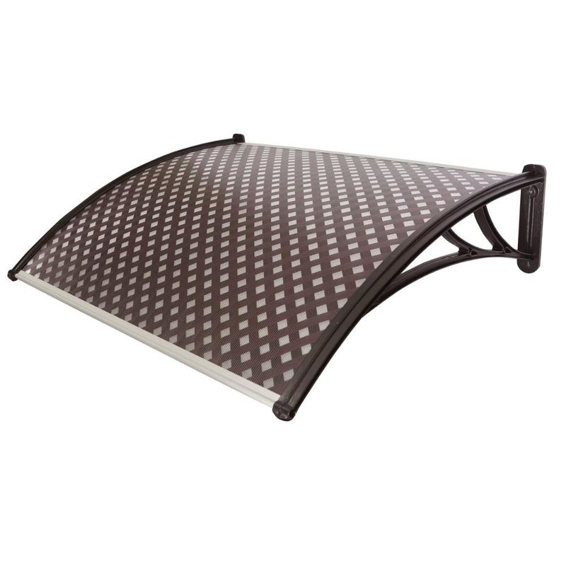 DVP - Alero Listo Curvo Treillage 1,0x1,2 mts Café  DVP