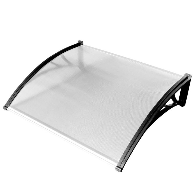 DVP - Alero Listo Curvo 1,0x1,05 mts Transparente  DVP