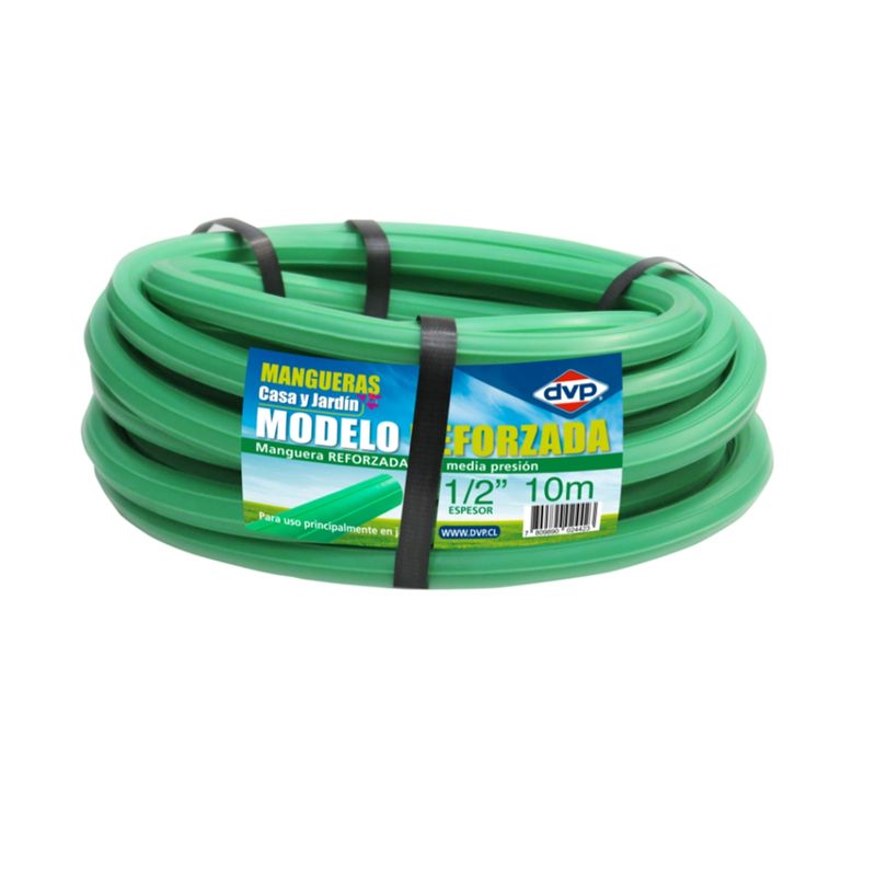 DVP - Manguera PVC Reforzada 10mts 1/2 Pulgadas DVP