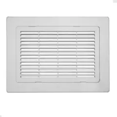 DVP - Celosía Ventilación PVC Nova Clip 15x23 cm Blanco 10un - Blanco