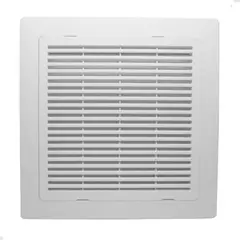 DVP - Celosía Ventilación PVC Nova Clip 30x30 cm Blanco 10un - Blanco