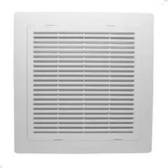 DVP - Celosía Ventilación Pvc Nova Clip 30x30 Cm Blanco 1un