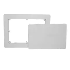 DVP - Celosía Ventilación PVC Nova Clip Ciega 15x23 cm Bco 10u