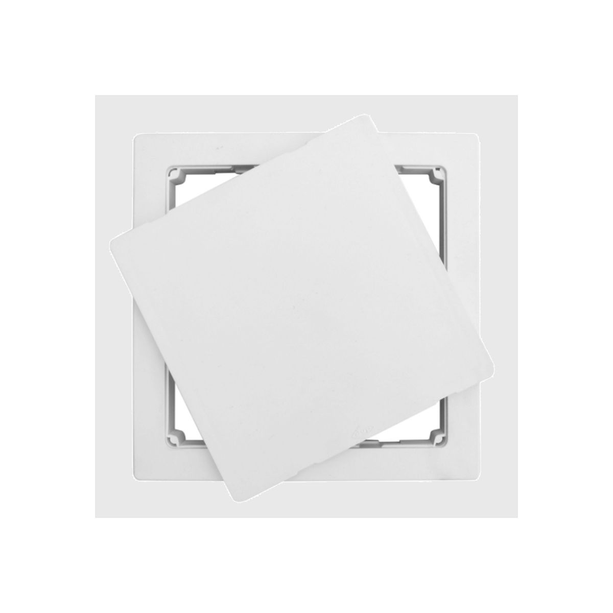 DVP - Celosía Ventilación PVC Nova Clip Ciega 30x30 cm Bco 10u DVP