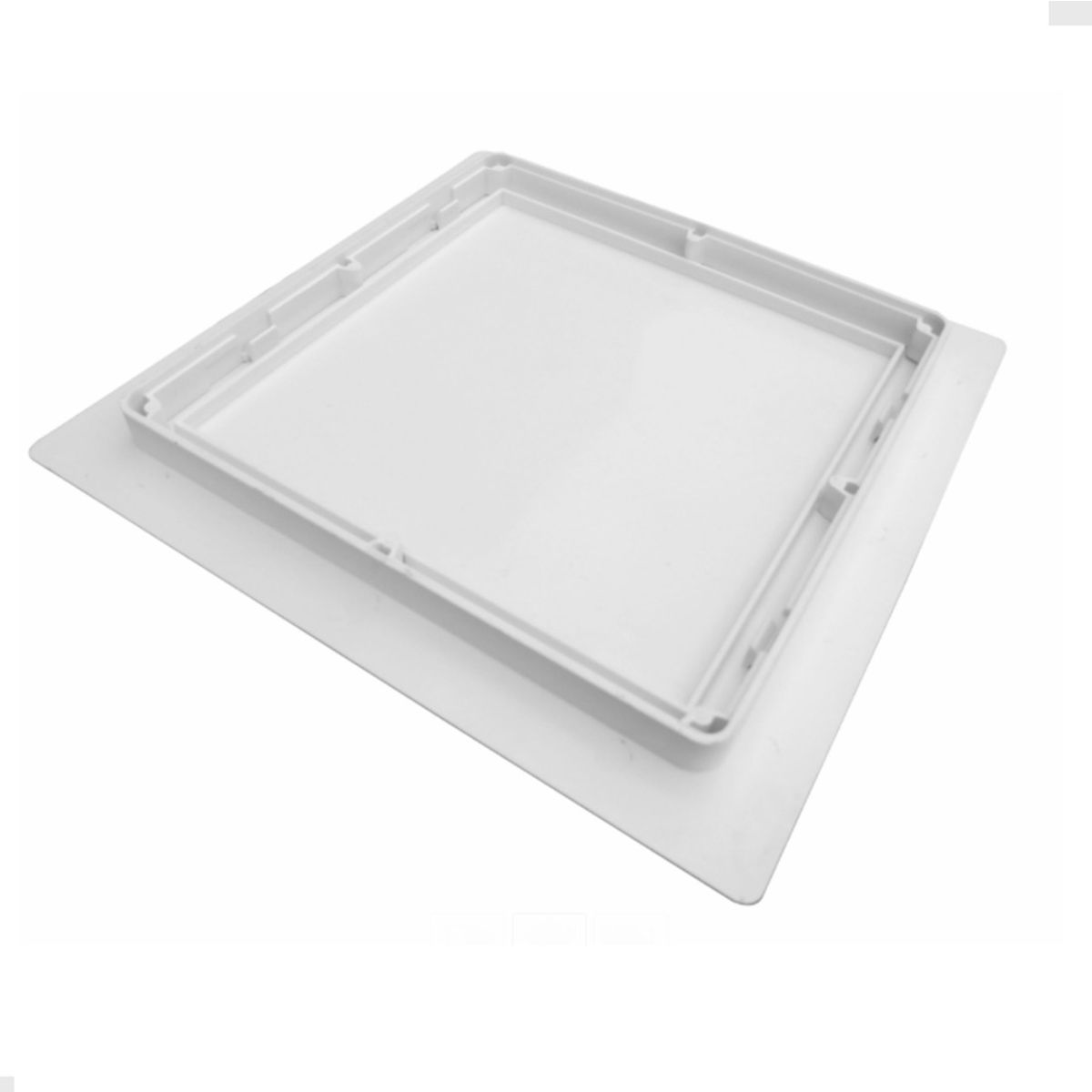DVP - Celosía Ventilación PVC Nova Clip Ciega 30x30 cm Bco 10u DVP