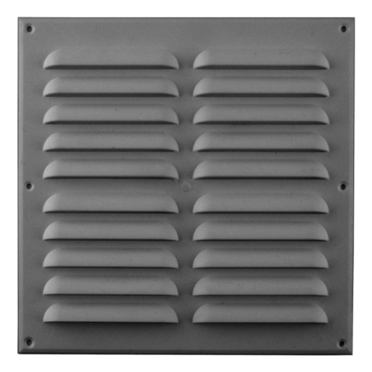 DVP - Celosía Ventilación Pvc Plana 30x30 Cm Aluminio 10un Dvp