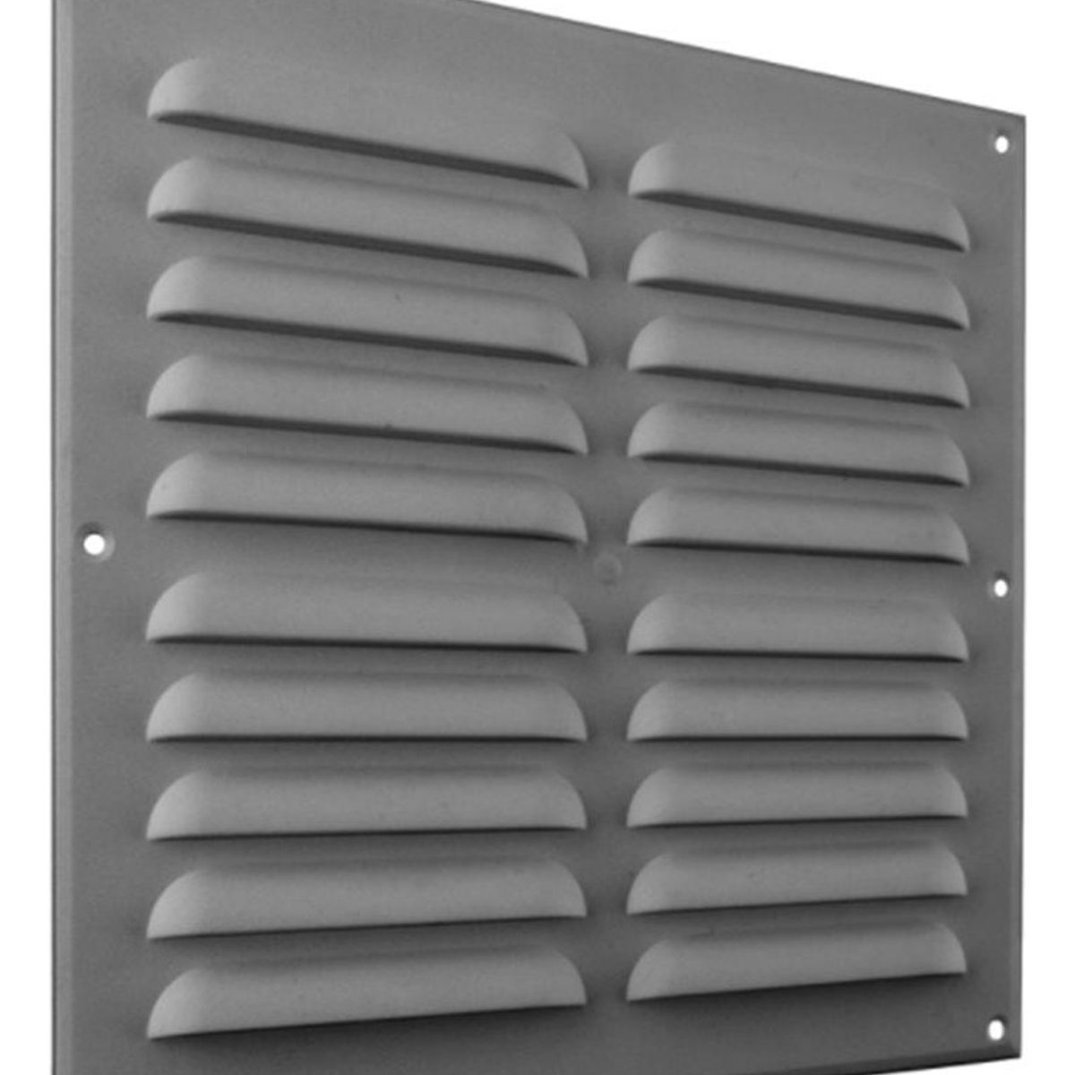 DVP - Celosía Ventilación Pvc Plana 30x30 Cm Aluminio 10un Dvp