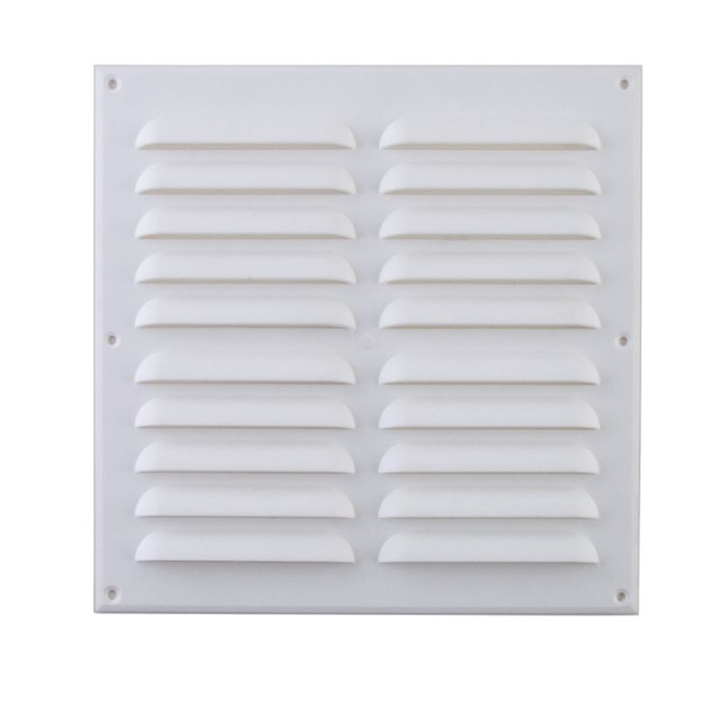 DVP - Celosía Ventilación Pvc Plana 23x23 Cm Blanco 10un Dvp