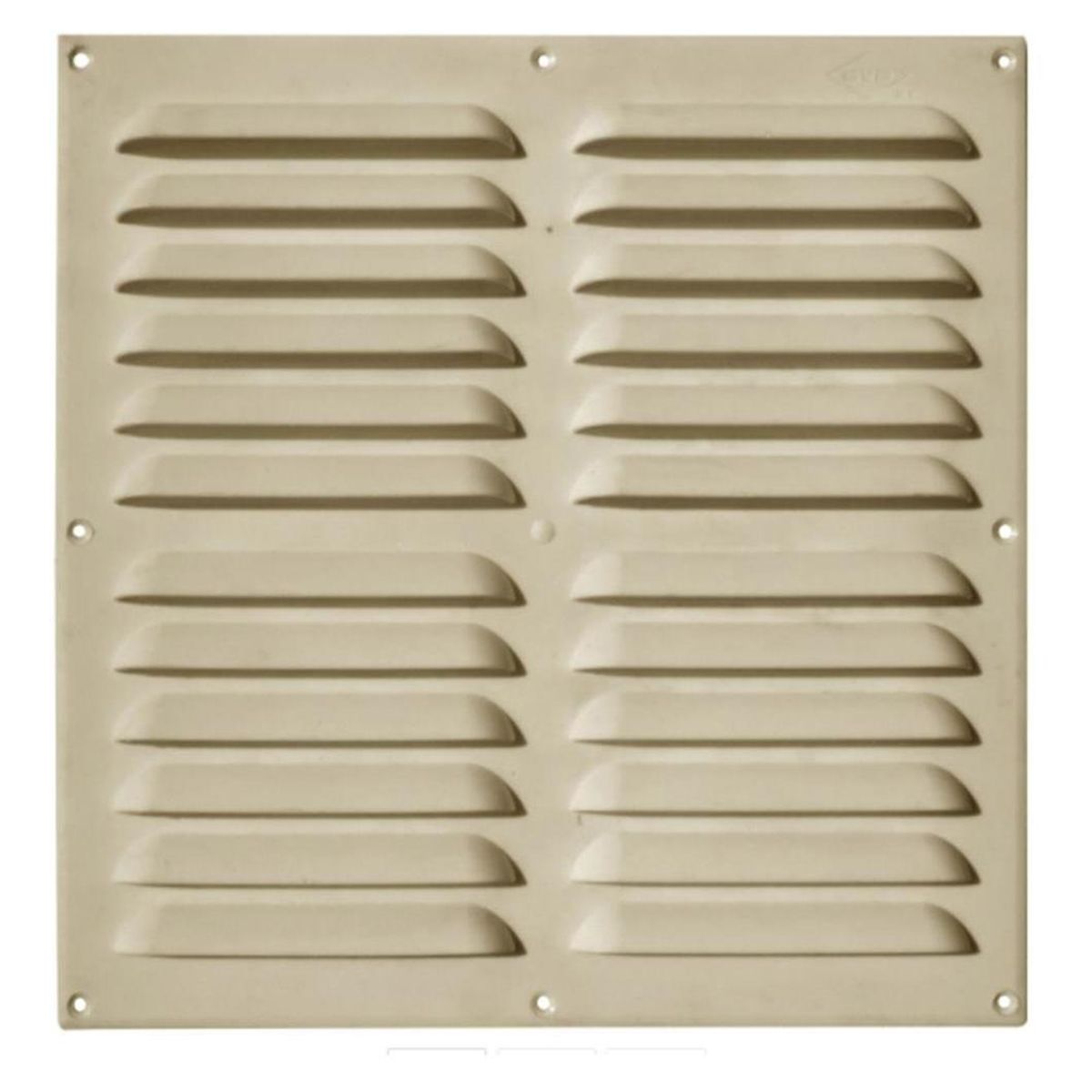 DVP - Celosía Ventilación Pvc Plana 30x30 Cm Beige 10un Dvp