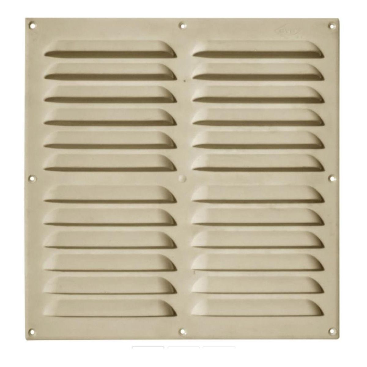 DVP - Celosía Ventilación Pvc Plana 30x30 Cm Beige 10un Dvp