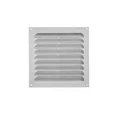 DVP - Celosía Ventilación PVC Plana 20x20cm Blanco 1un