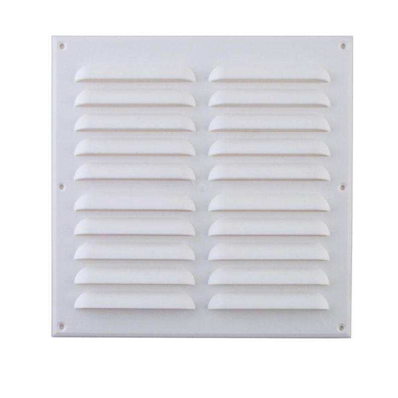 DVP - Celosía Ventilación PVC Plana 23x23 cm Blanco 1un DVP