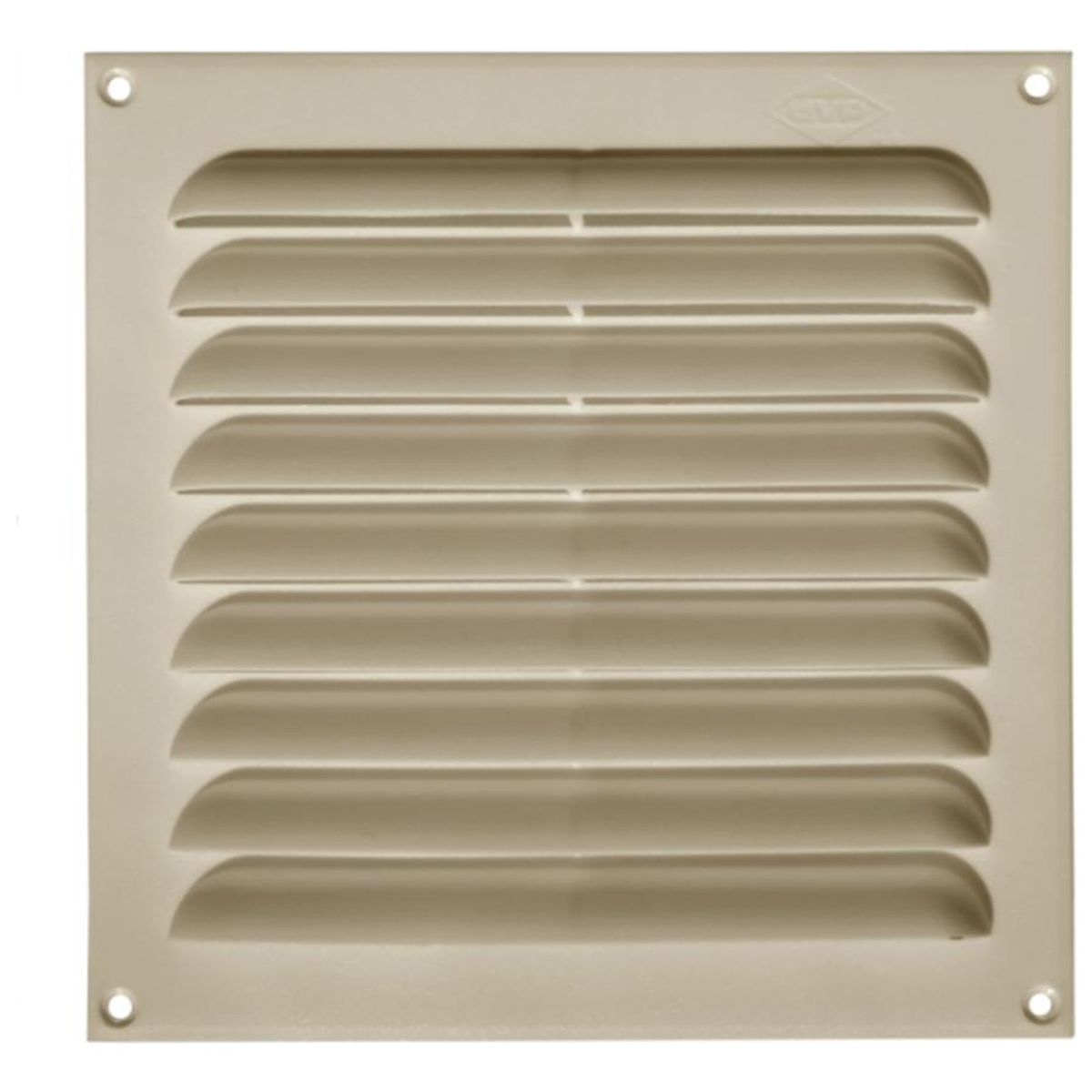 DVP - Celosía Ventilación Pvc Plana 20x20 Cm Beige 10un Dvp