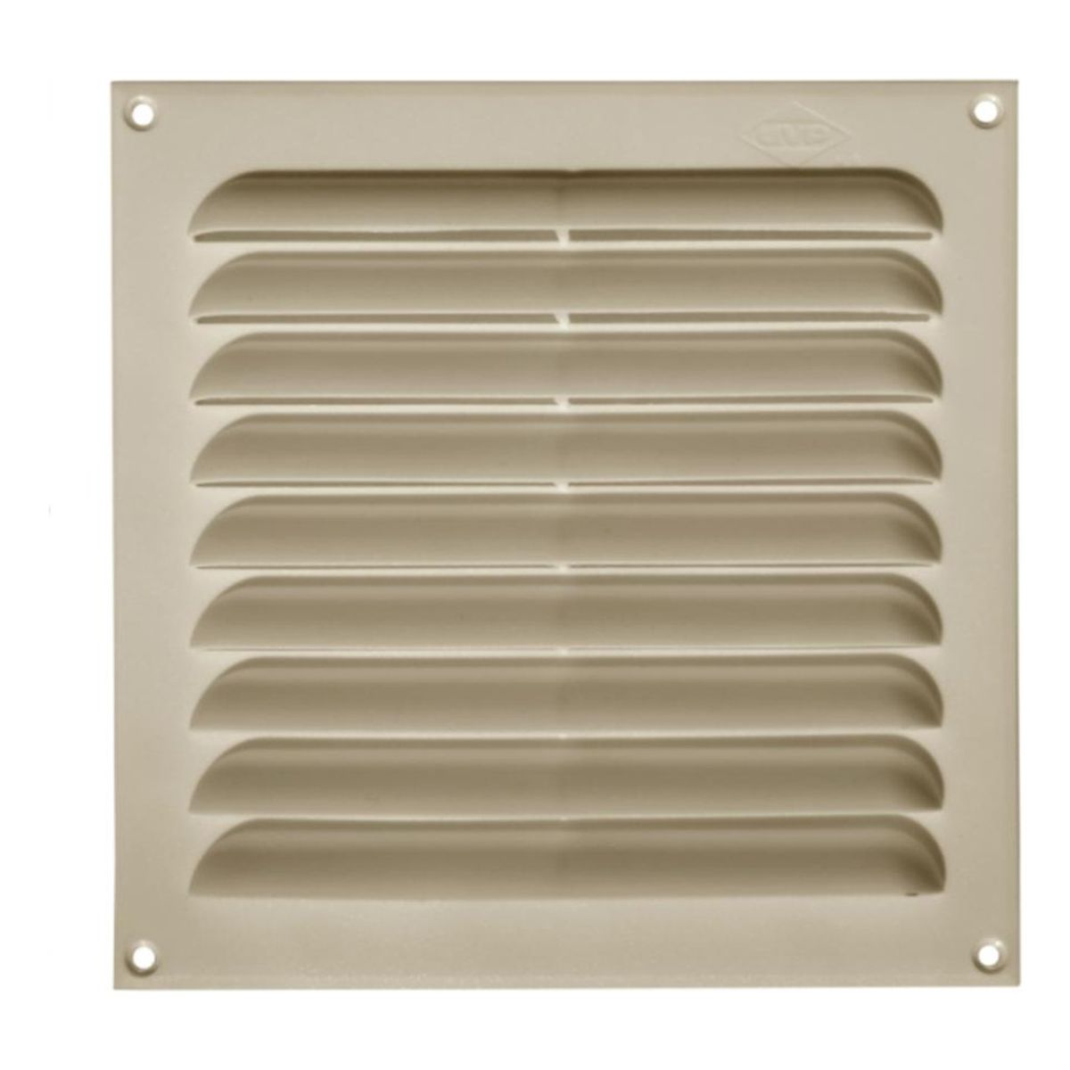 DVP - Celosía Ventilación Pvc Plana 20x20 Cm Beige 10un Dvp