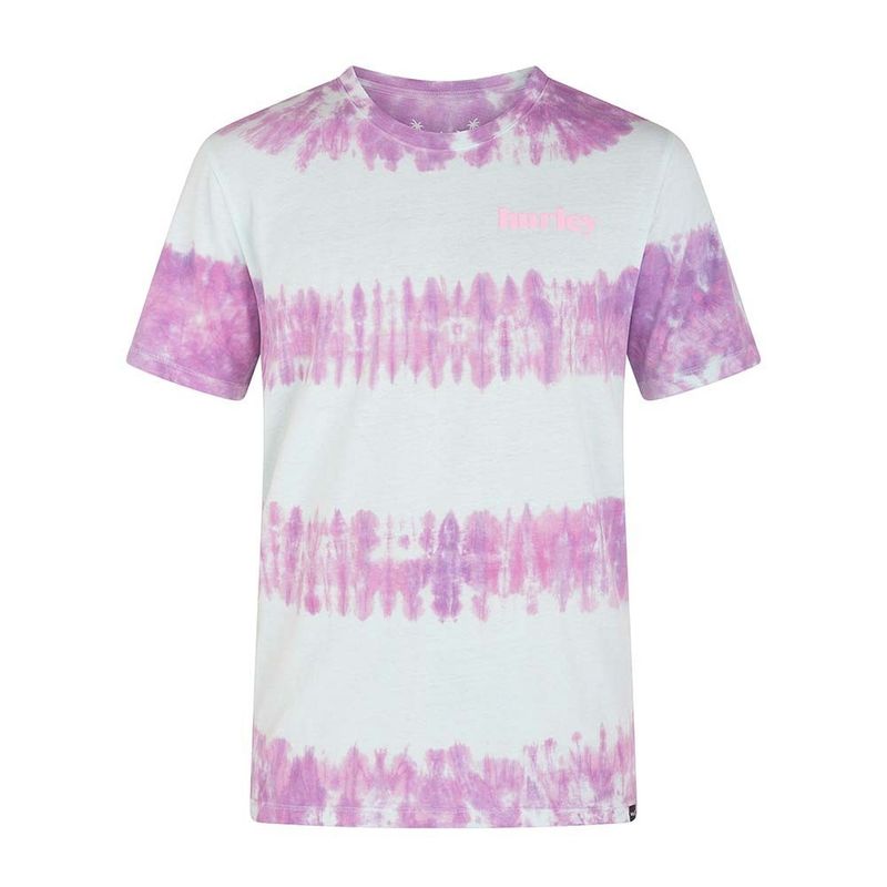 HURLEY - Polera Everyday Washed Tiedye Tealtint White Pink Hurley HURLEY