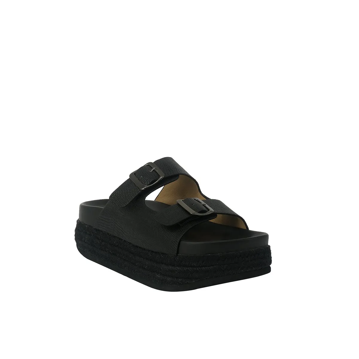 ALQUIMIA - Sandalia Mujer Negro Gesh Alquimia