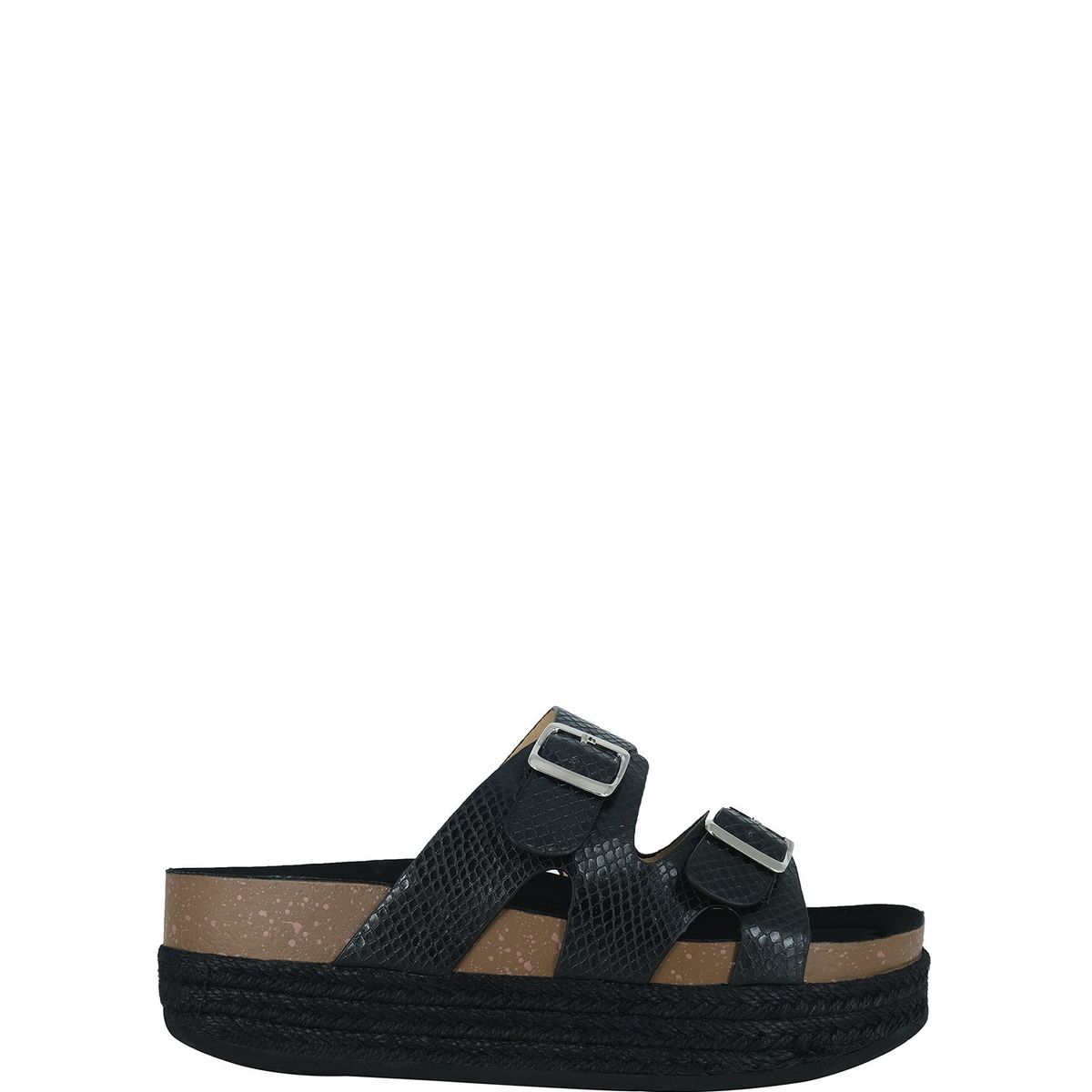 ALQUIMIA - Sandalia Mujer Negro Albatros Alquimia