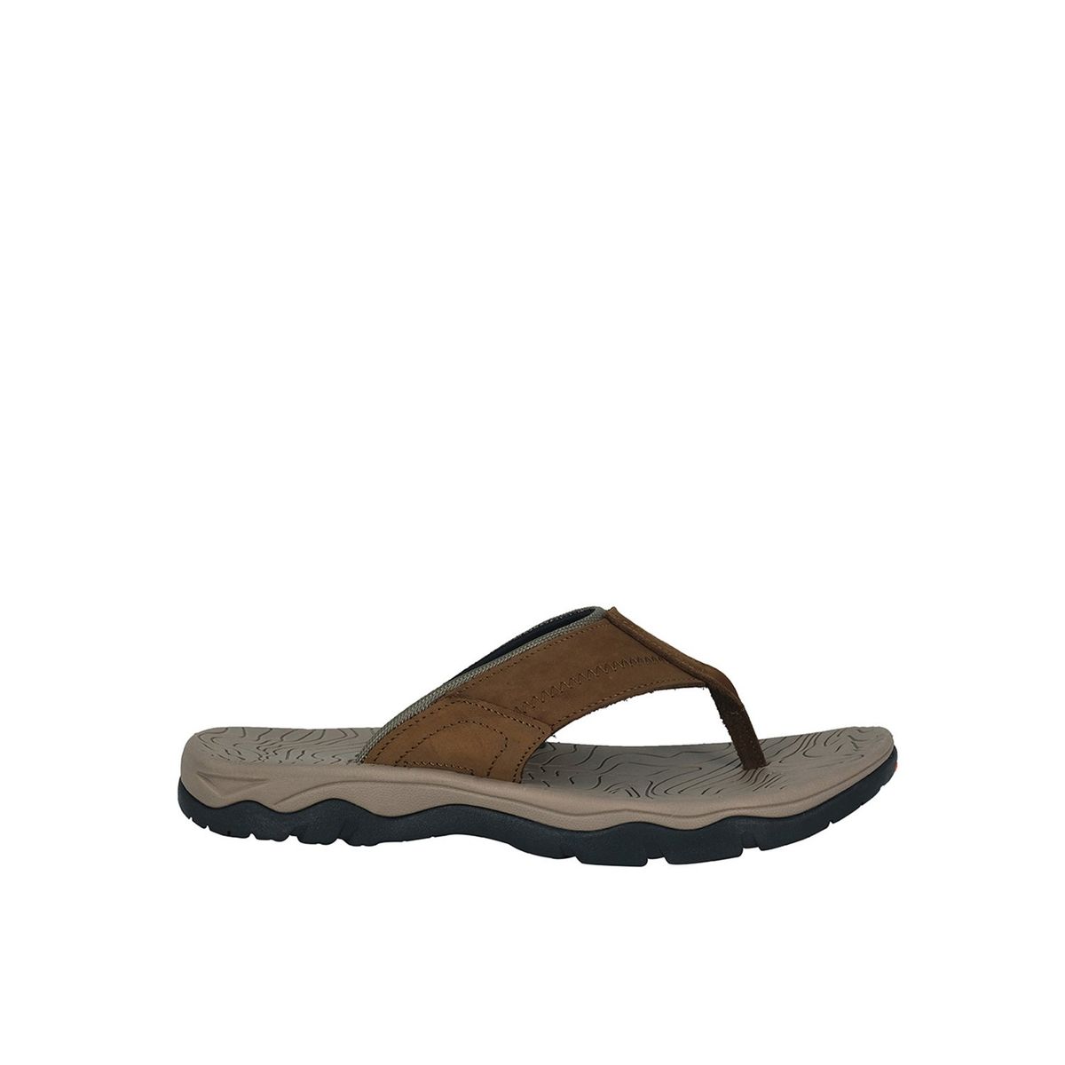 LONDON ADIXT - Sandalia de Cuero Hombre Café Zeus London Adixt