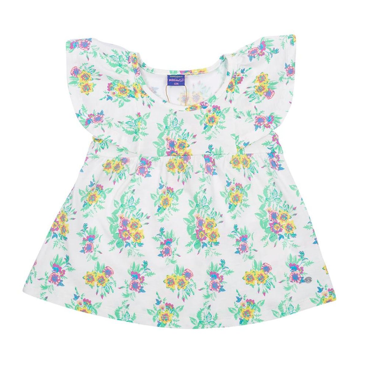 PILLIN - Vestido Bebé Niña Blanco Pillín PILLIN