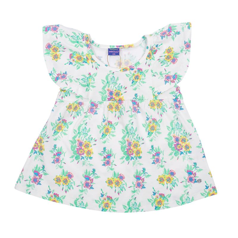 PILLIN - Vestido Bebé Niña Blanco Pillín PILLIN