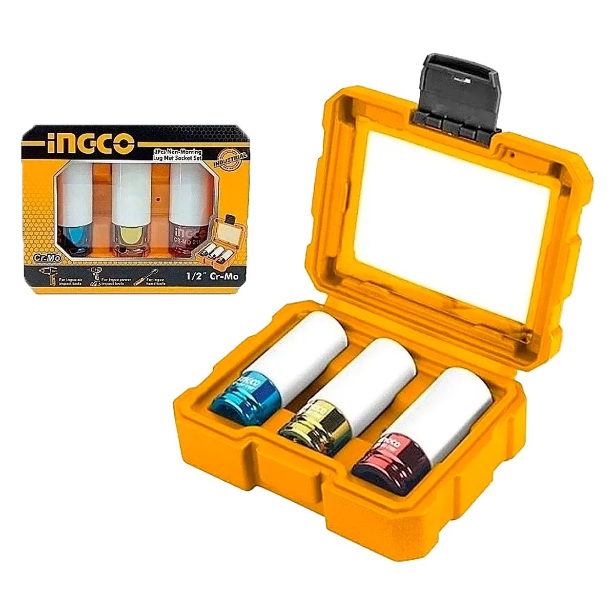 TOTAL TOOLS - Kit Juego Dados Impacto P Llantas 12 3pcs