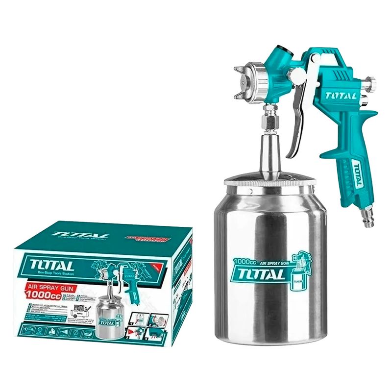 TOTAL TOOLS - Pistola Para Pintar 1000cc 15mm
