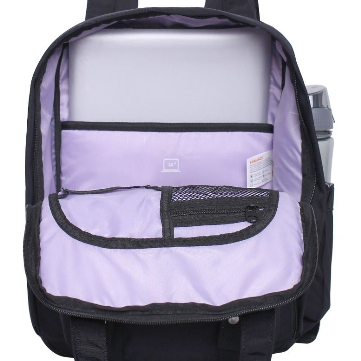 HEAD - Mochila Alpha 22 Negro Acero Head