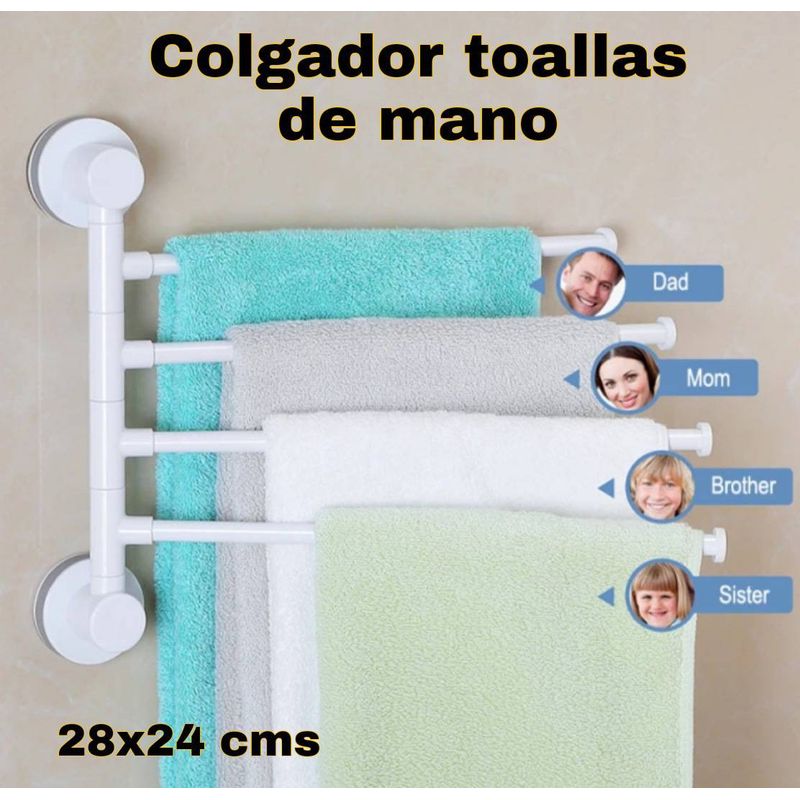 UNIVERSAL - COLGADOR TOALLAS DE MANO