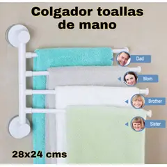 UNIVERSAL - COLGADOR TOALLAS DE MANO
