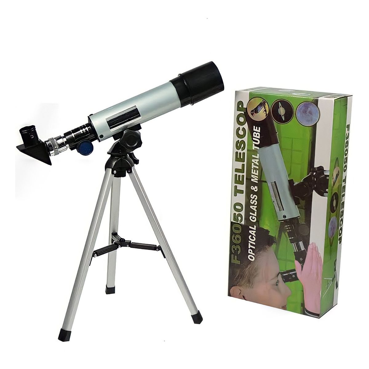 ACTUAL - Telescopio Astronómico Monocular Con Trípode