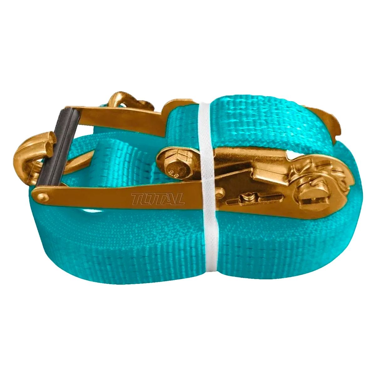 TOTAL TOOLS - Eslinga Cinta Amarre Con Ratchet 4t X 10m