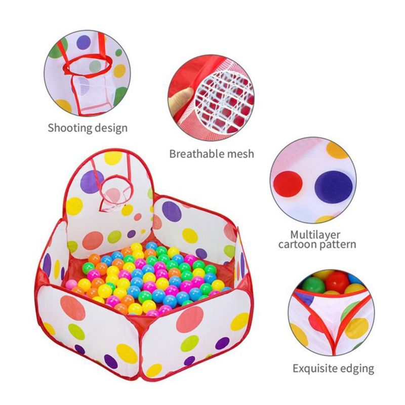 OEM - Juguete Piscina De Pelotas De Colores Infantil Plegable