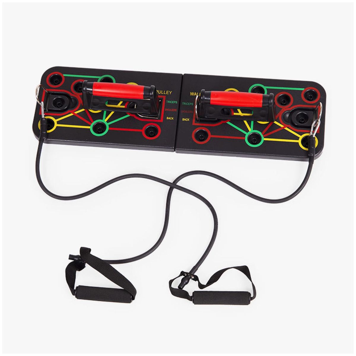 OEM - Set Cuerdas Y Banco Ejercicios De Resistencias Fitness