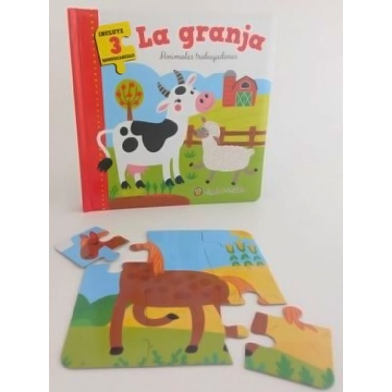 TOP10BOOKS - Libro ANIMALES PARA ARMAR - EN LA GRANJA