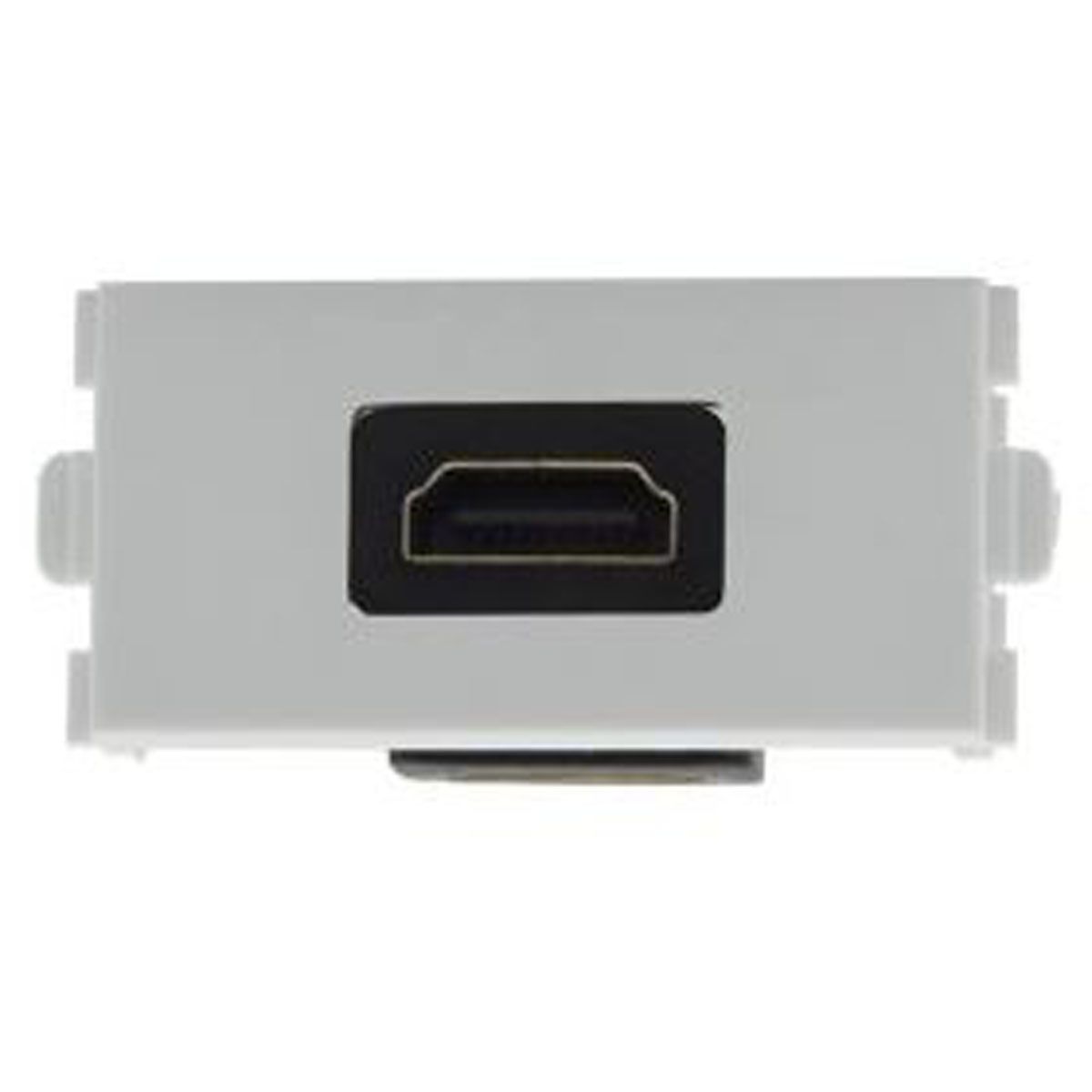 GENERICO - PLACA A MURO 1 PUERTO HDMI H/H 90°, TIPO COPLA