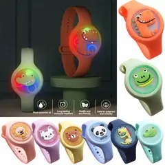 GENERICO - Pack x4 Pulsera Reloj Repelente Mosquitos Niños Verano
