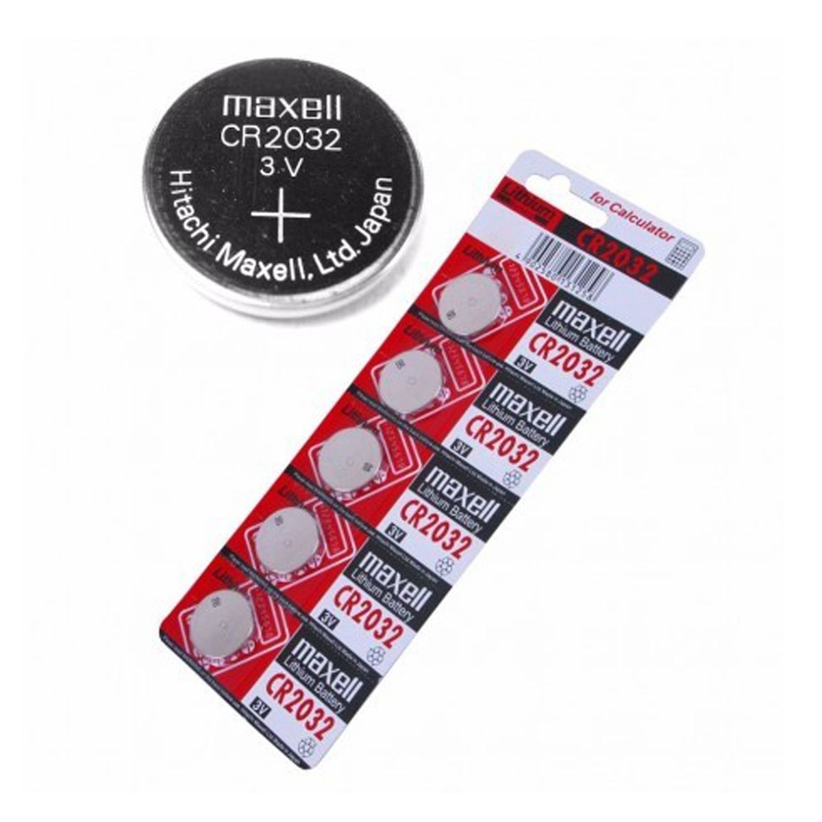 MAXELL - PILA CR2032 LITIO 3V 5UNIDADES MAXELL