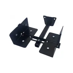GENERICO - SOPORTE PARLANTE A MURO 2 UNI NEGRO