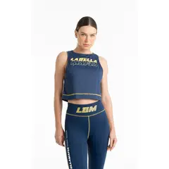 LABELLAMAFIA - Cropped Power Azul LBM