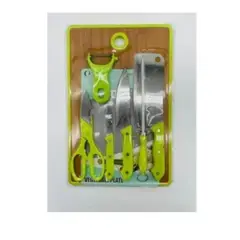 GENERICO - Set Utensilios Cocina Tijera Cuchillo Afilador Pelador