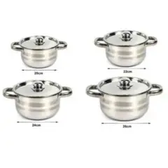 OEM - Set De Ollas Acero Inoxidable
