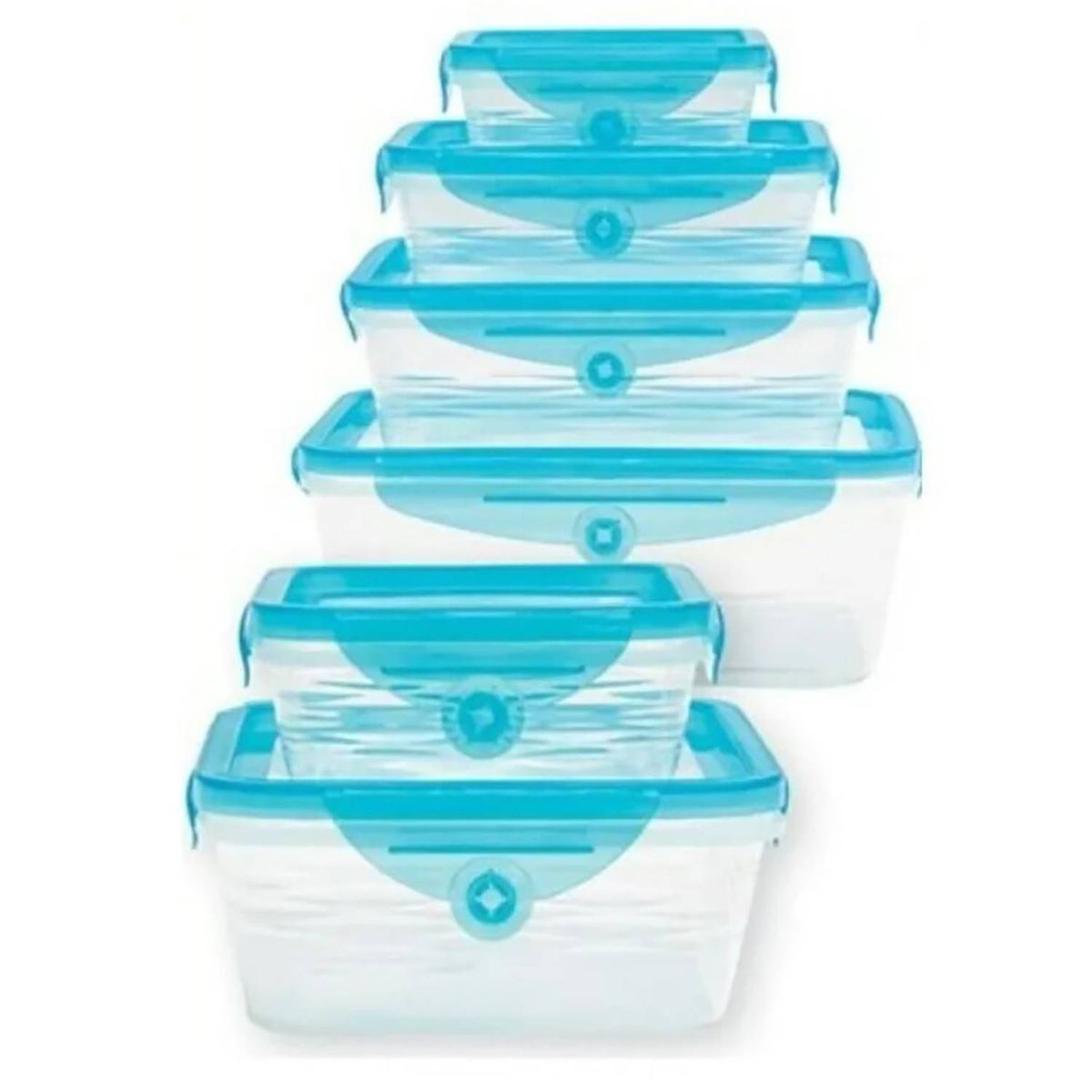 OEM - SET 12 PIEZAS  DE TAZAS DE ALMACENAMIENTO TAPA SILICON