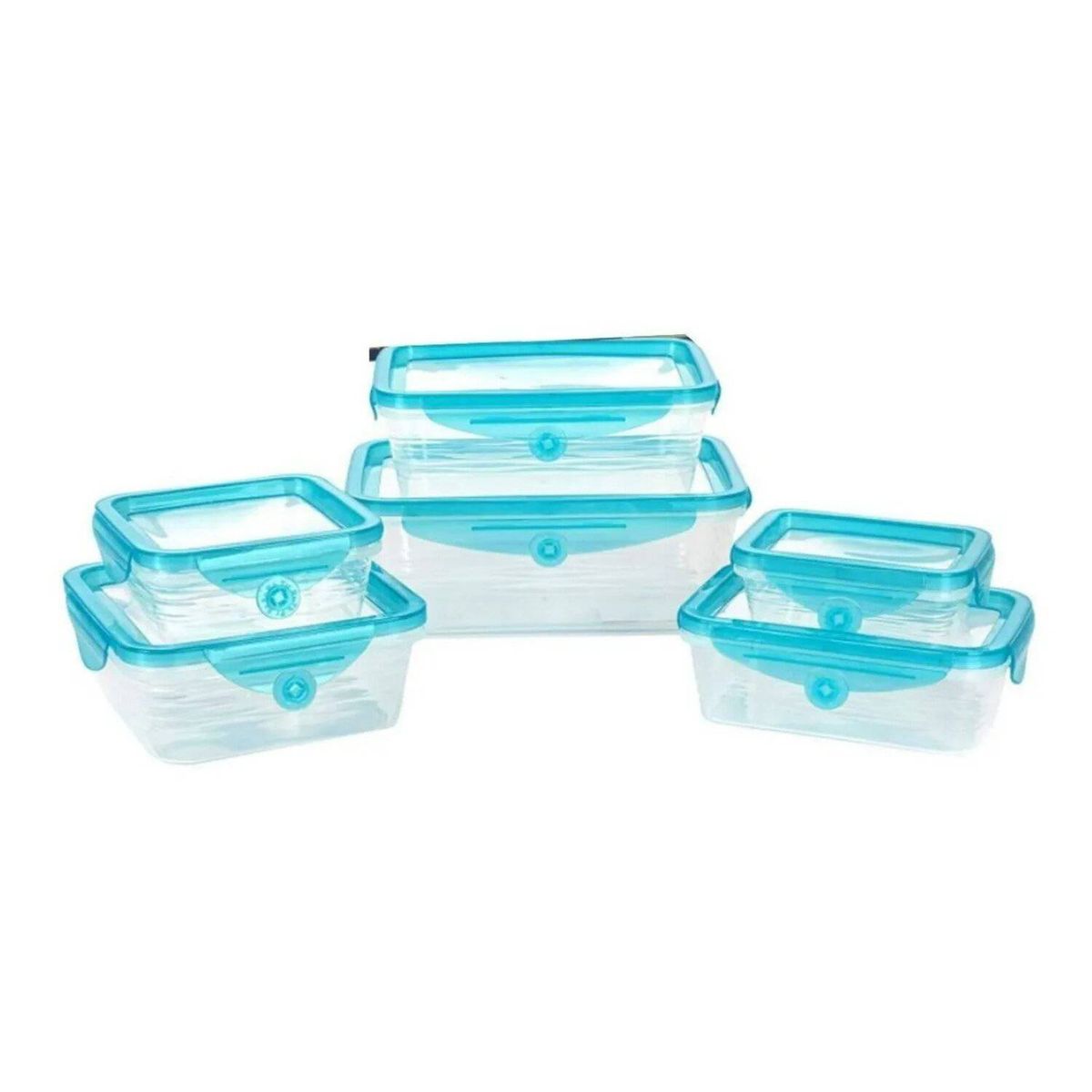 OEM - SET 12 PIEZAS  DE TAZAS DE ALMACENAMIENTO TAPA SILICON