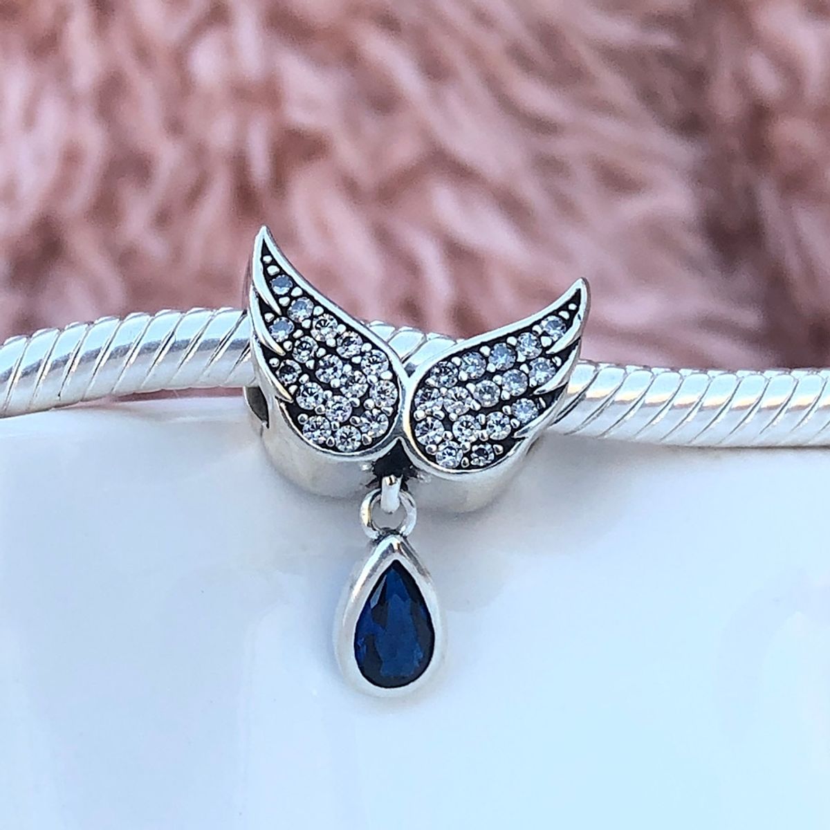 TRENDY CHARMS - Charm Alas de Ángel, Plata 925