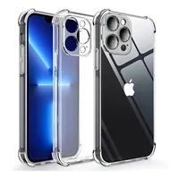 CARCASA PARA IPHONE 12 PRO TRANSPARENTE ANTIGOLPE PROTECTOR CAMARA