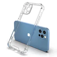 CARCASA PARA IPHONE 12 PRO MAX TRANSPARENTE ANTIGOLPE PROTECTOR CAMARA
