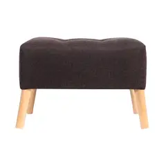 GENERICO - Pouf Petrum Café Moro Omega 62x42x42 cm Máxima Design