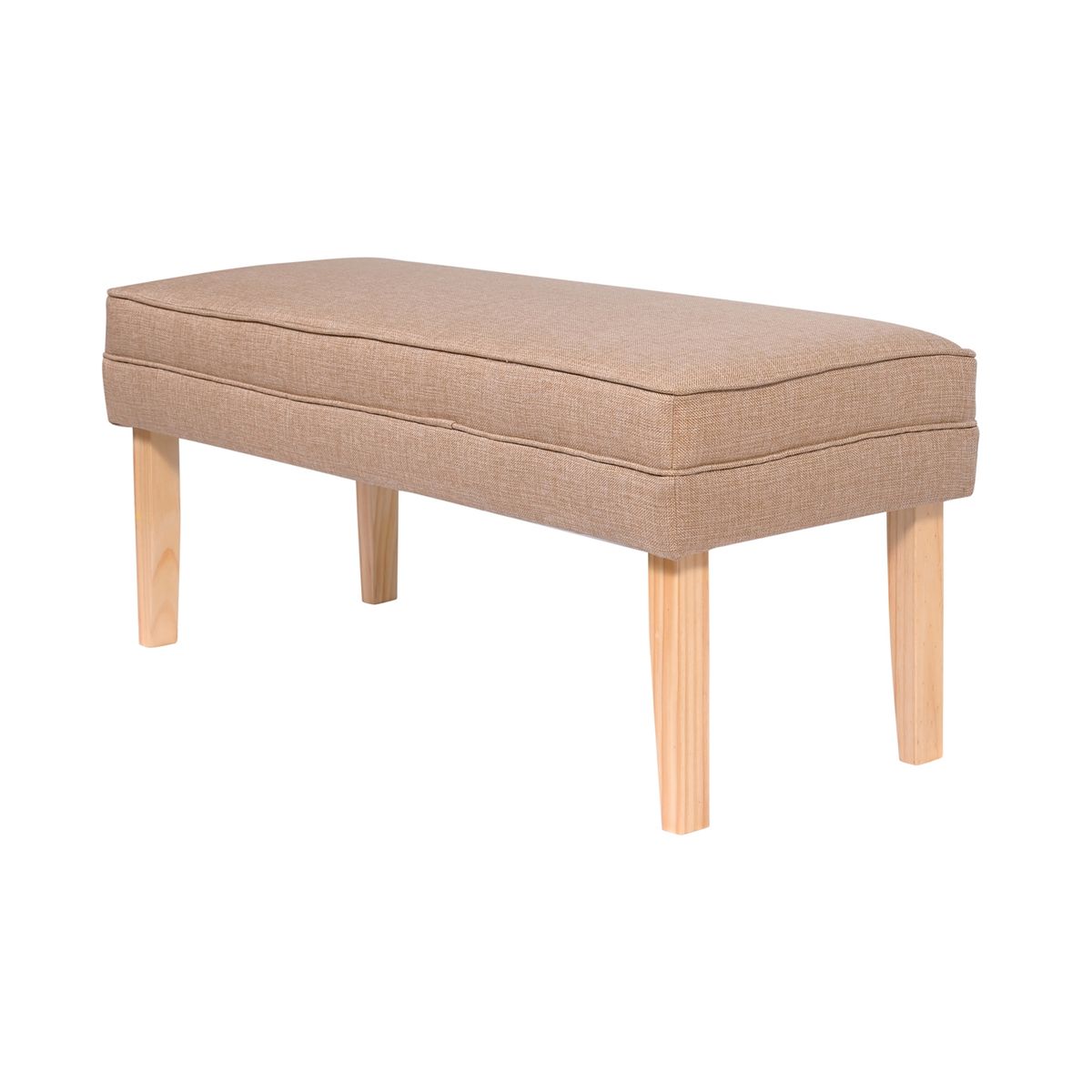 GENERICO - Banqueta Style Beige Omega 100x40x40 cm de Máxima Design