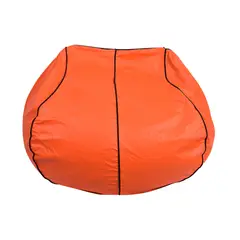 GENERICO - Pouf Pera Infantil Eco Cuero Basquetbol 50x50x50 cm Máxima Design