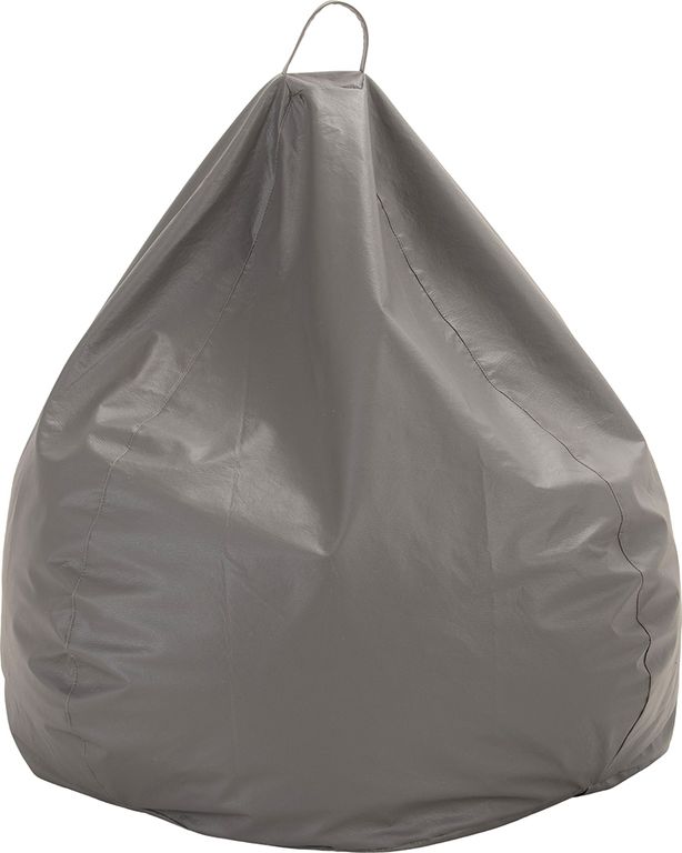 Pouf Pera Infantil Gris Eco Cuero 60x50x50 cm Maxima Design
